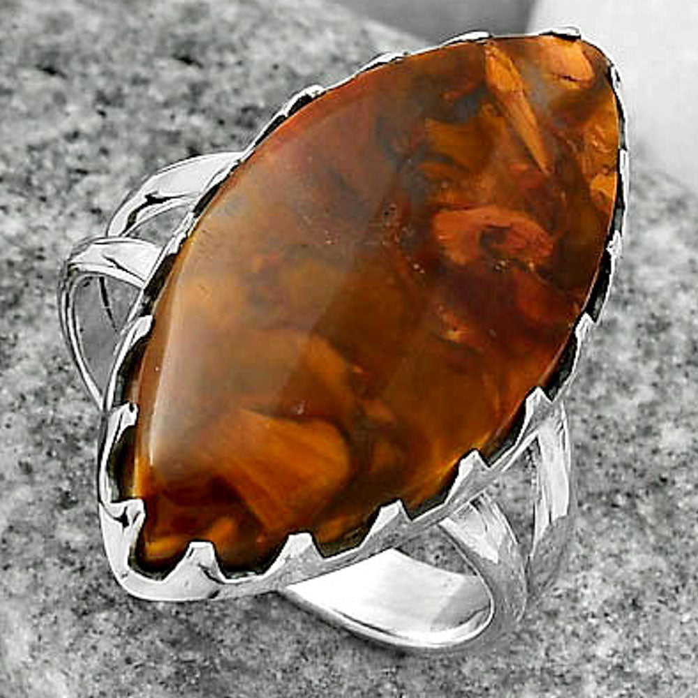 Natural Pietersite - Namibia Ring size-8 R-1210 SDR165171