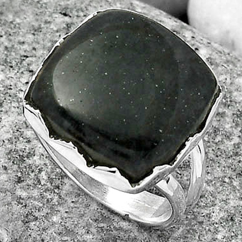 Natural Purple Aventurine Ring size-7 R-1338 SDR165189