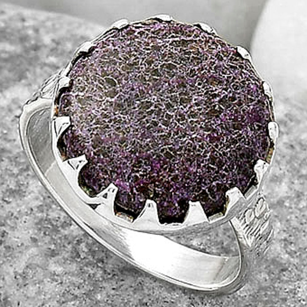 Natural Purpurite - South Africa Ring size-9 R-1210 SDR165224