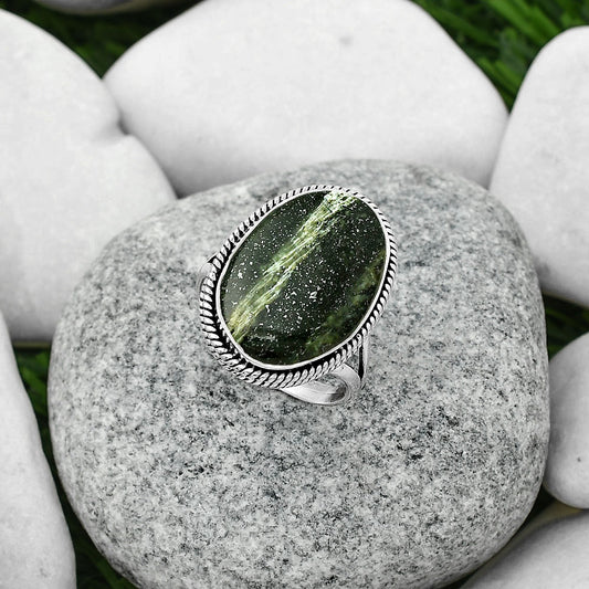 Natural Chrysotile Ring size-8.5 R-1010 SDR165689