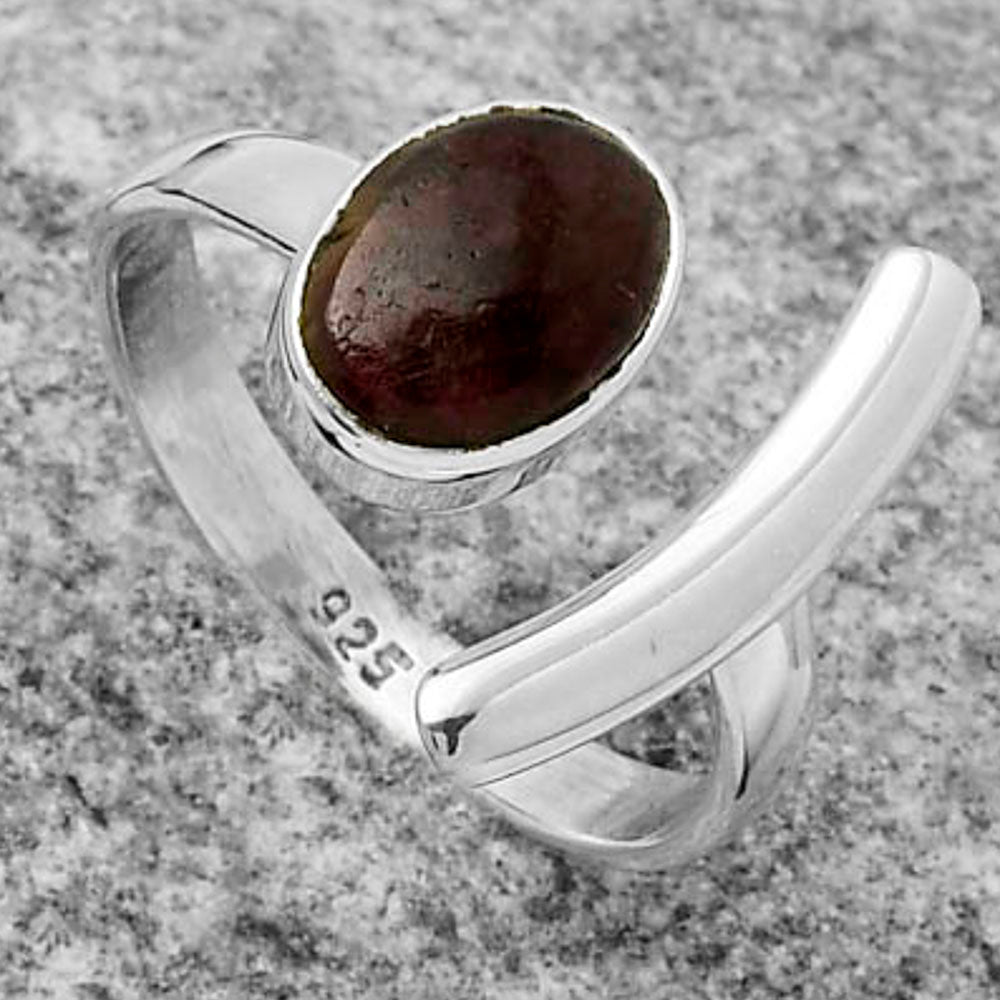 Natural Tourmaline Quartz Ring size-9 R-1457 SDR167249