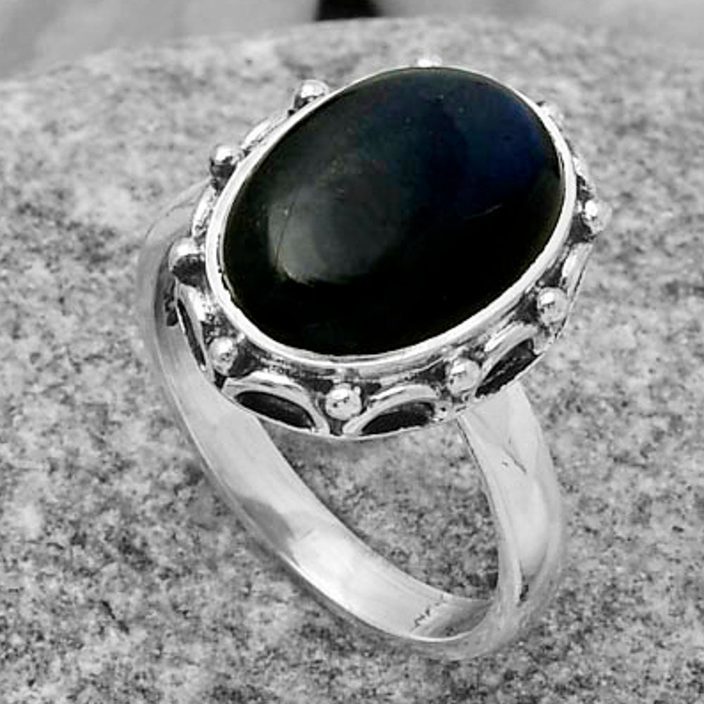 Blue Fire Labradorite - Madagascar Ring size-7.5 R-1198 SDR167272