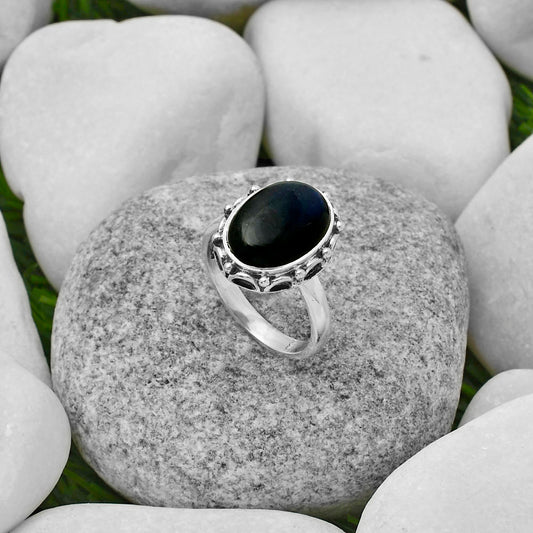 Blue Fire Labradorite - Madagascar Ring size-7.5 R-1198 SDR167272