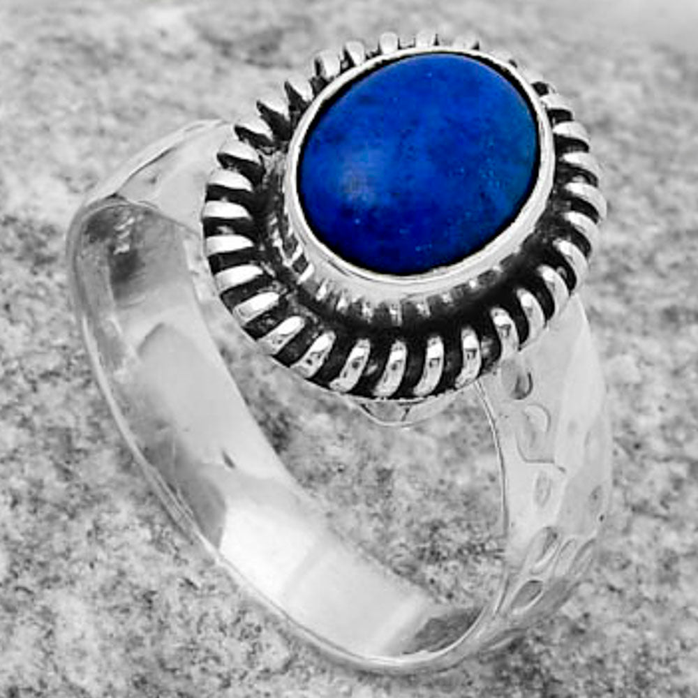 Natural Lapis - Afghanistan Ring size-7.5 R-1279 SDR167857
