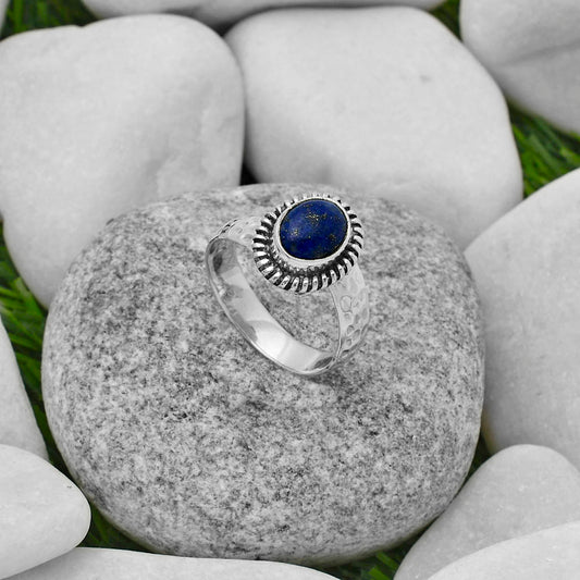 Natural Lapis - Afghanistan Ring size-8.5 R-1279 SDR167866