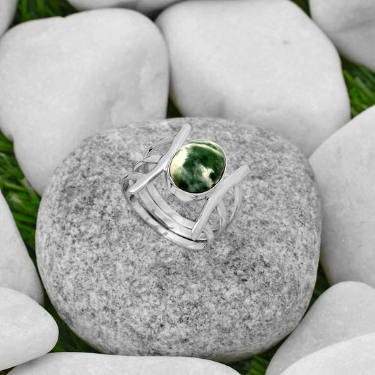 Natural Dioptase Ring size-8 R-1544 SDR167897