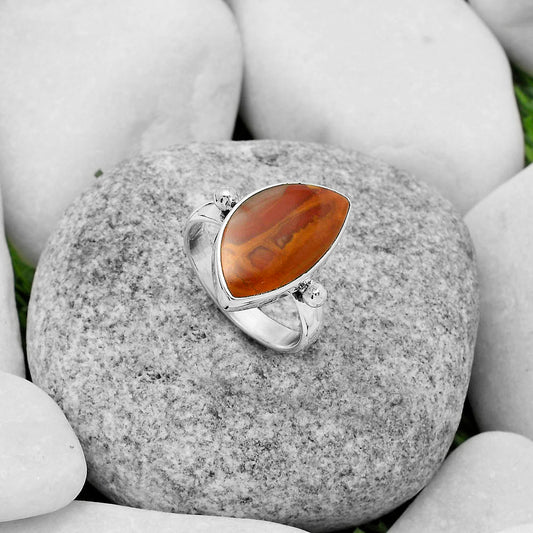 Natural Noreena Jasper Ring size-7.5 R-1715 SDR168030