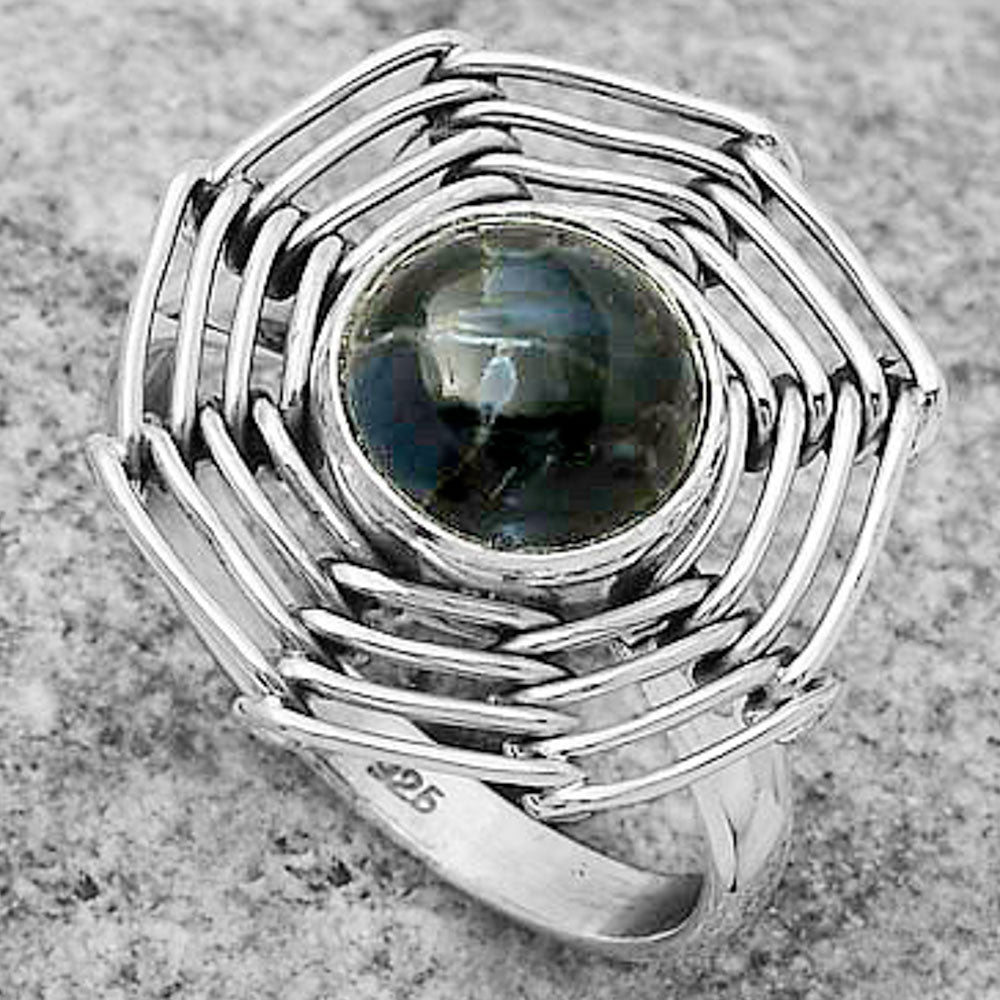 Wire Wrap - Pietersite - Namibia Ring size-9 R-1445 SDR168394