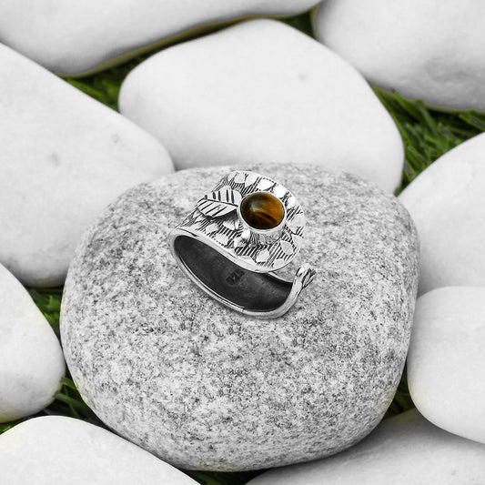 Adjustable - Tiger Eye - Africa Ring size-6.5 R-1319 SDR169886