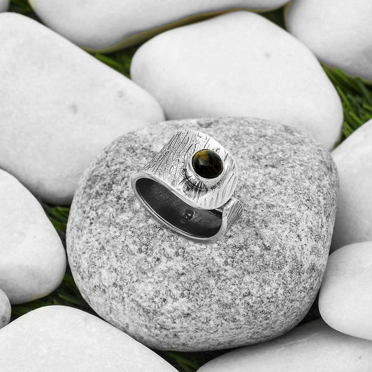 Adjustable - Pietersite - Namibia Ring size-6.5 R-1319 SDR169922