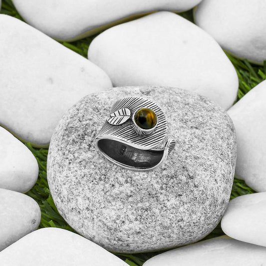 Adjustable - Pietersite - Namibia Ring size-6 R-1319 SDR170078