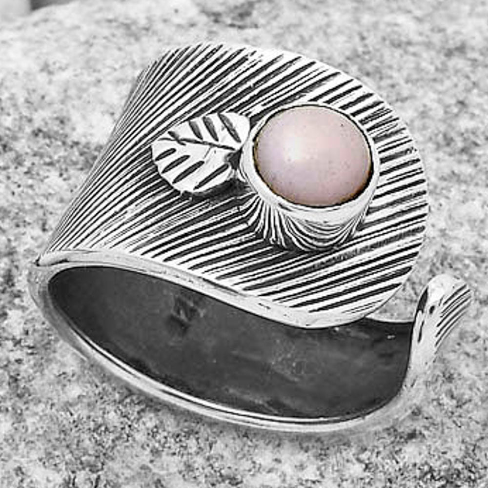 Adjustable - Pink Opal - Australia Ring size-7.5 R-1319 SDR170099