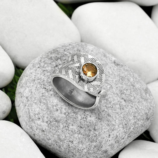 Adjustable - Zandrite Color Change Ring size-7.5 R-1319 SDR170152