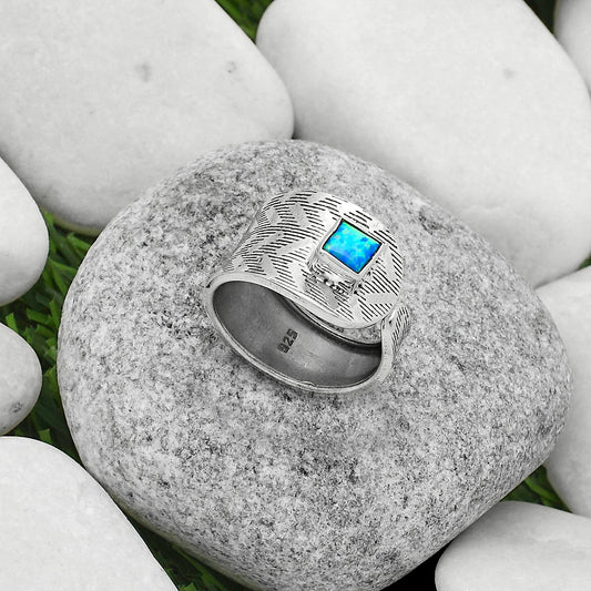 Adjustable - Fire Opal Ring size-8 R-1319 SDR170155