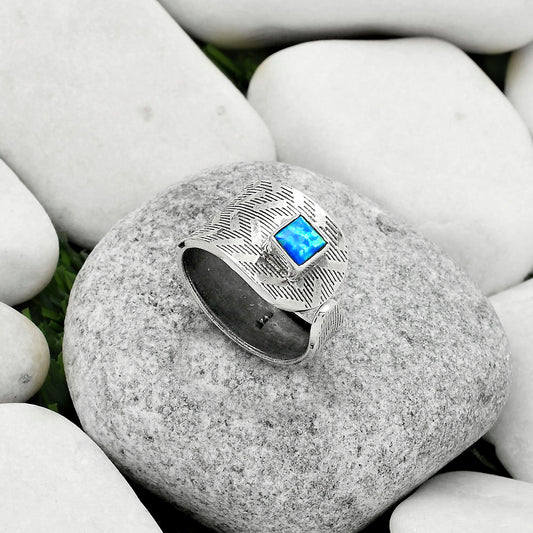 Adjustable - Fire Opal Ring size-8 R-1319 SDR170156