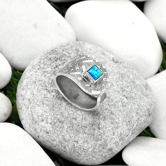 Adjustable - Fire Opal Ring size-7 R-1319 SDR170159