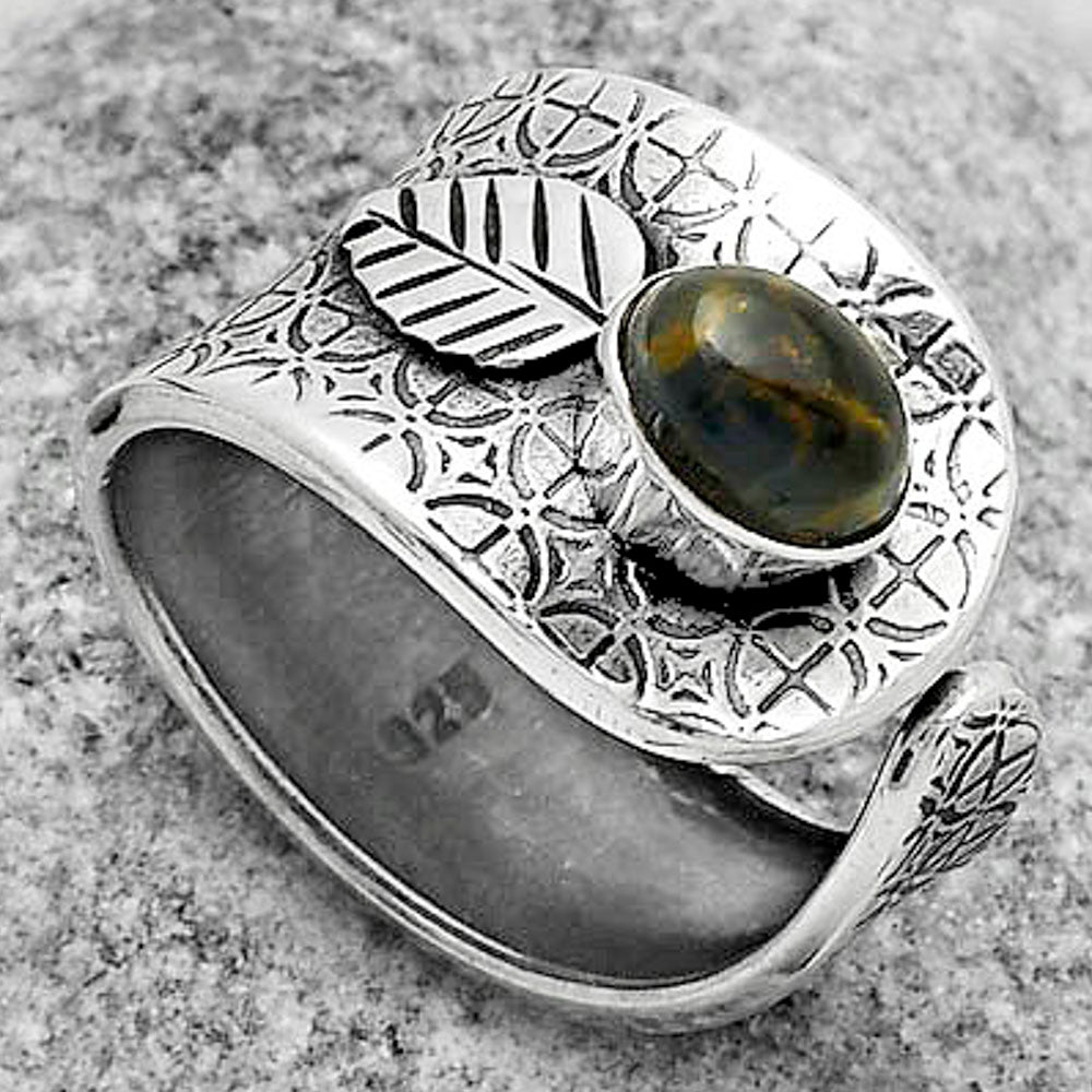 Adjustable - Pietersite - Namibia Ring size-7.5 R-1319 SDR170246