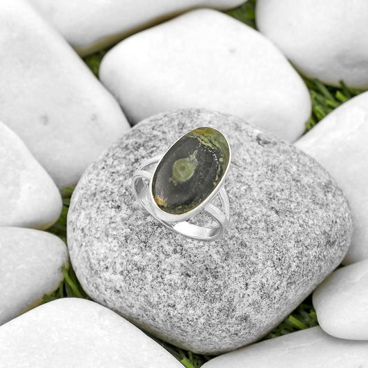 Natural Star Galaxy Jasper Ring size-8.5 R-1002 SDR170518