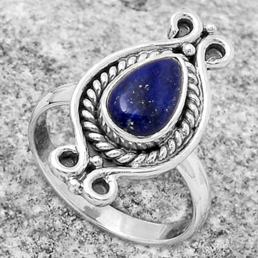 Natural Lapis - Afghanistan Ring size-7.5 R-1108 SDR170745