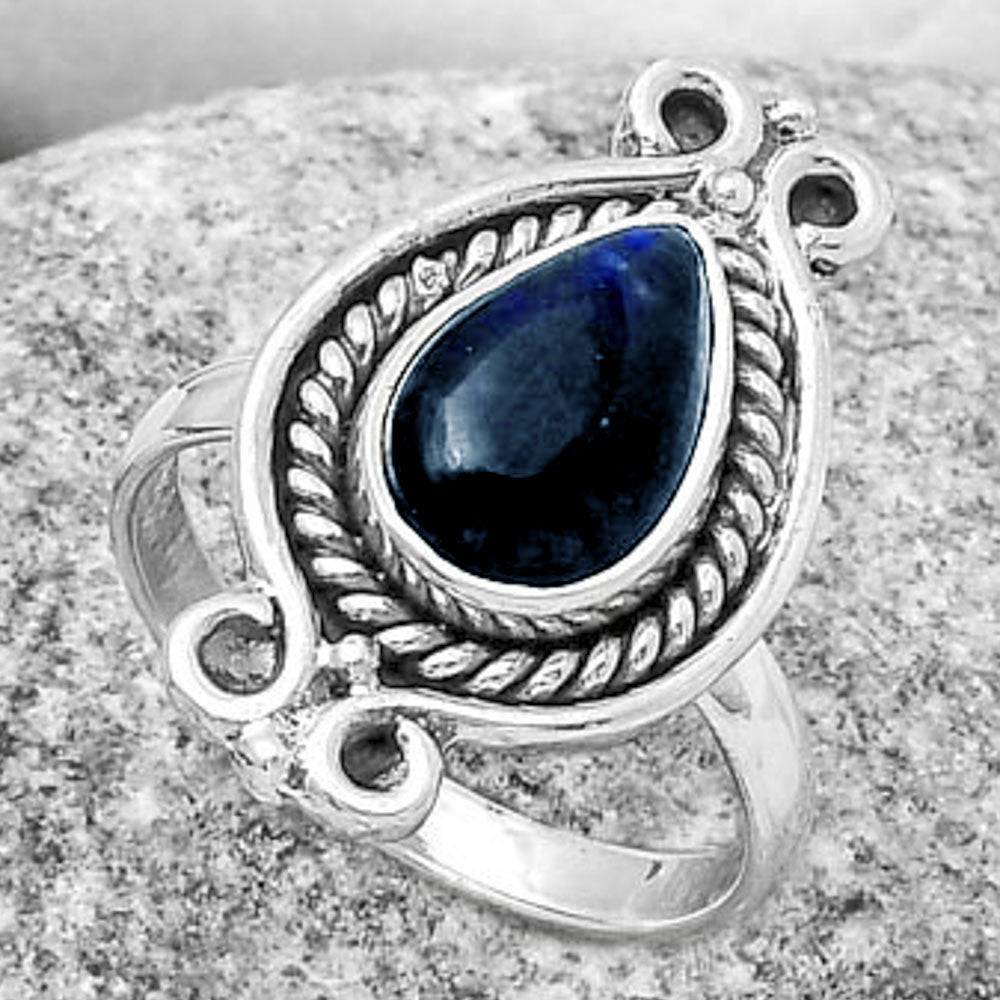 Blue Fire Labradorite - Madagascar Ring size-8 R-1108 SDR170782