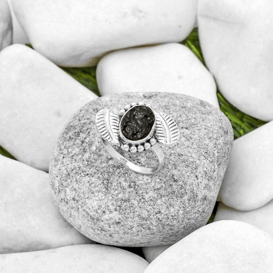 Southwest Design - Tektite Rough Ring size-8.5 R-1272 SDR170792
