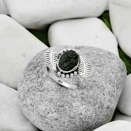 Southwest Design - Tektite Rough Ring size-8 R-1272 SDR170806