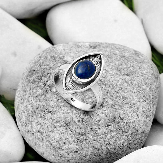 Natural Lapis - Afghanistan Ring size-8 R-1628 SDR170886