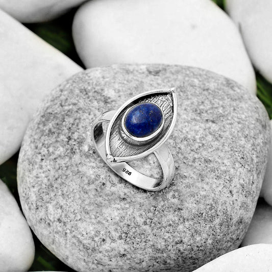 Natural Lapis - Afghanistan Ring size-7 R-1628 SDR170889