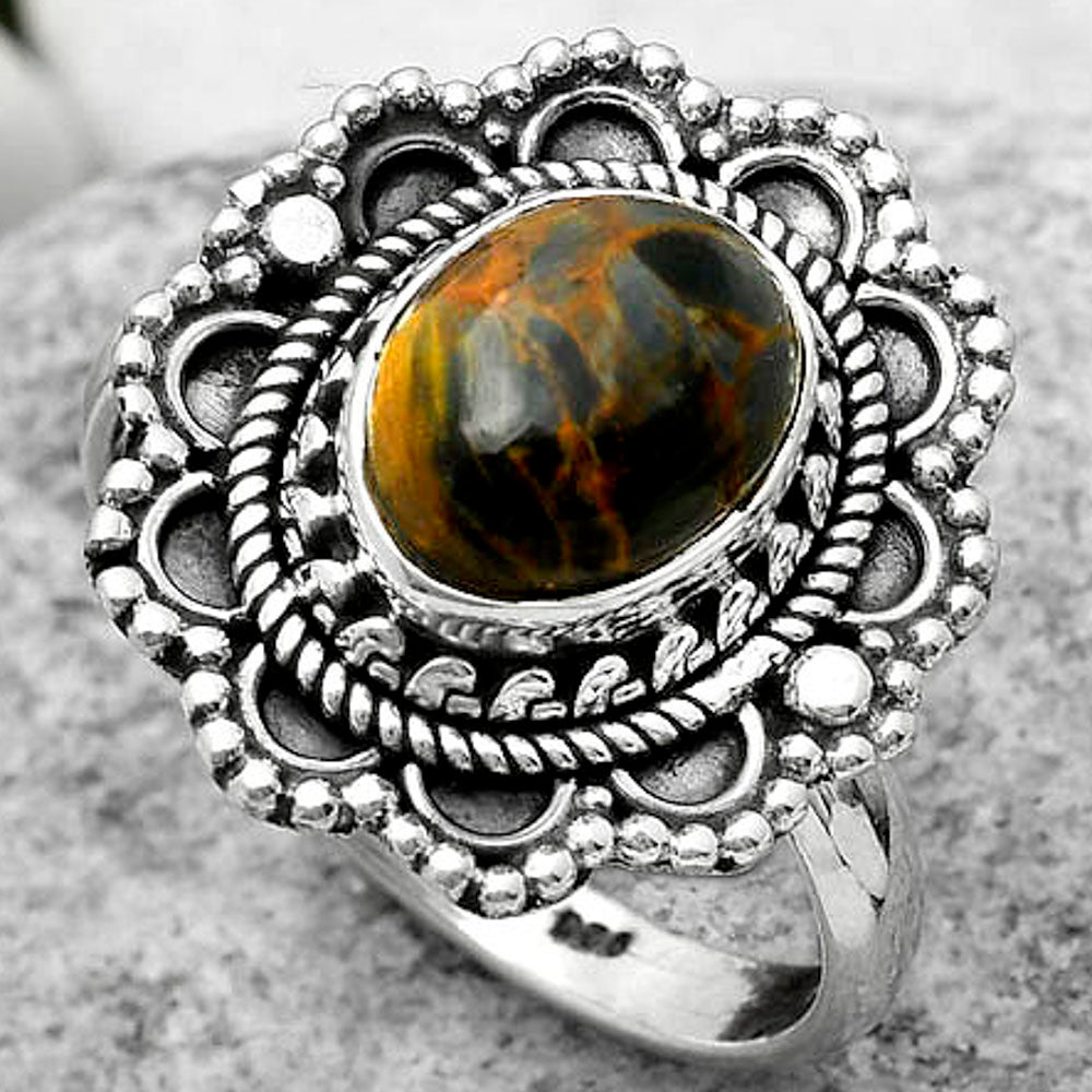 Natural Pietersite - Namibia Ring size-7 R-1256 SDR171059