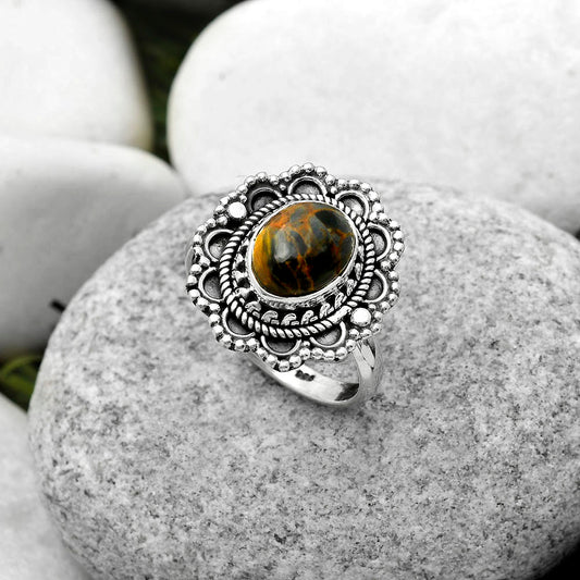 Natural Pietersite - Namibia Ring size-7 R-1256 SDR171059