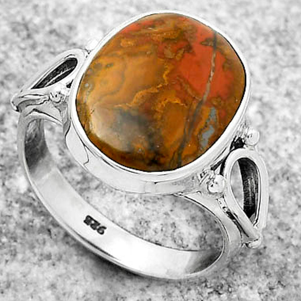 Natural Rare Cady Mountain Agate Ring size-7.5 R-1224 SDR171138