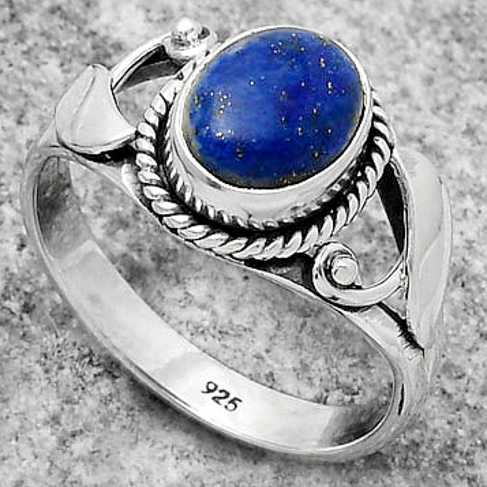 Natural Lapis - Afghanistan Ring size-8 R-1405 SDR171197