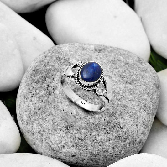 Natural Lapis - Afghanistan Ring size-8 R-1405 SDR171201