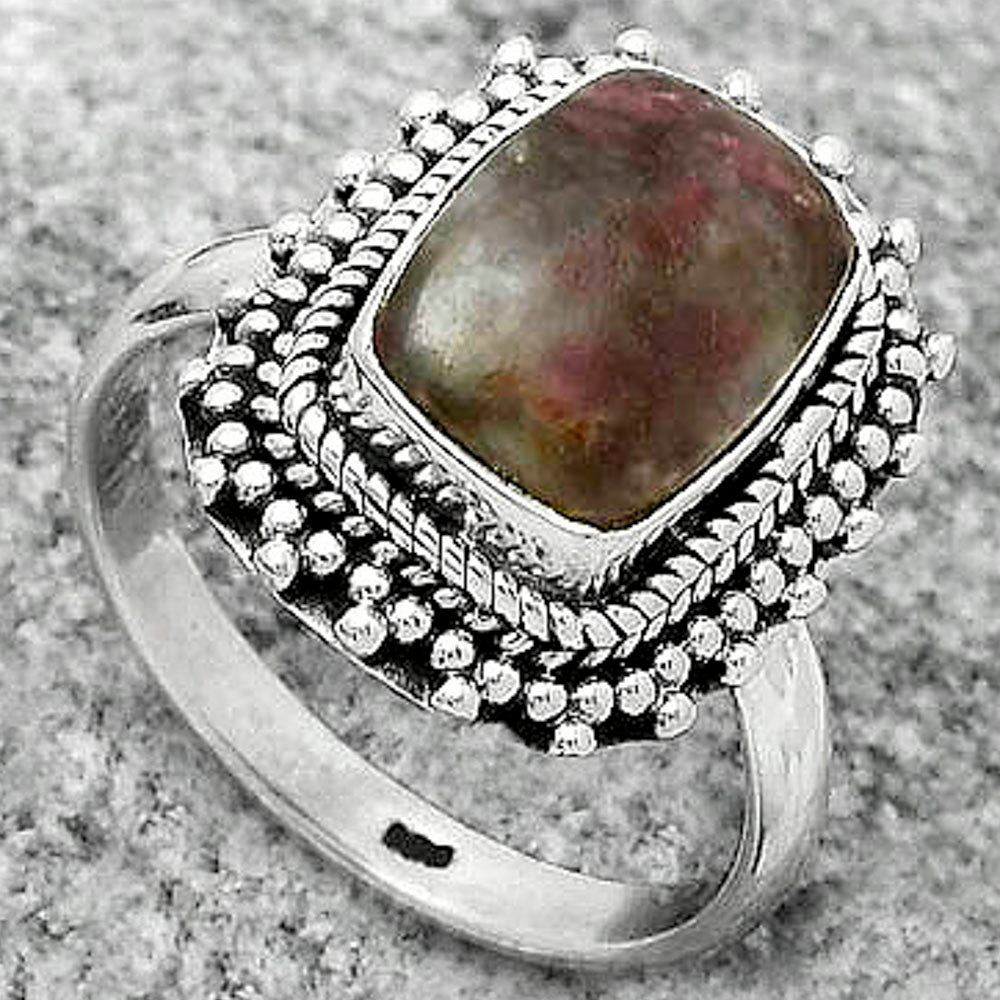 Natural Tourmaline Quartz Ring size-7 R-1332 SDR171436
