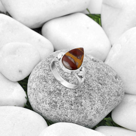 Natural Noreena Jasper Ring size-9.5 R-1261 SDR172173