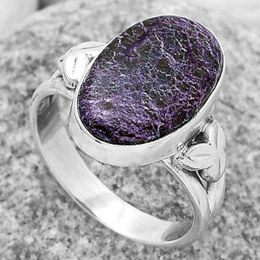 Natural Purpurite - South Africa Ring size-8 R-1261 SDR172186