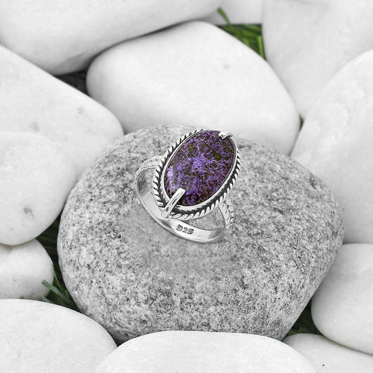 Natural Purpurite - South Africa Ring size-8 R-1635 SDR172247