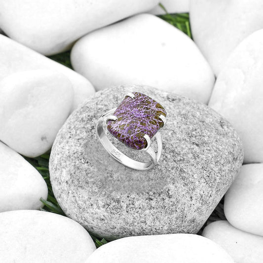 Natural Purpurite - South Africa Ring size-8 R-1089 SDR172337