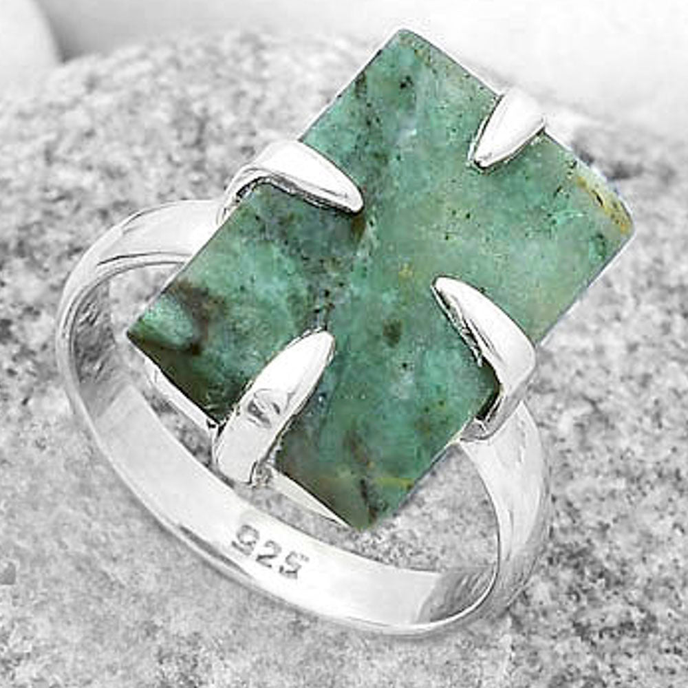 Natural Larsonite Jasper Ring size-8.5 R-1305 SDR172387