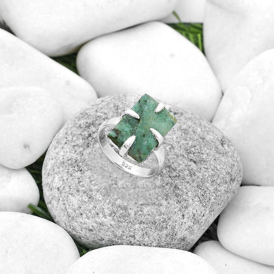 Natural Larsonite Jasper Ring size-8.5 R-1305 SDR172387