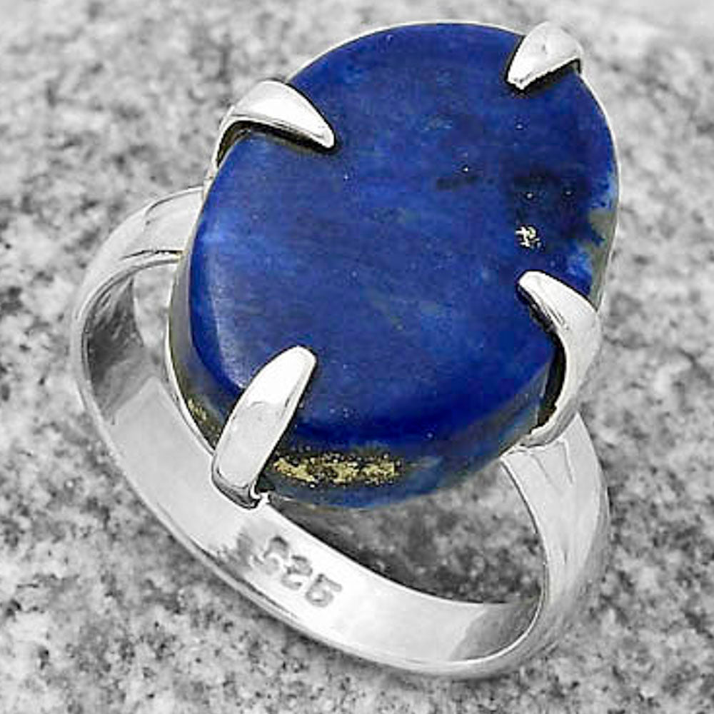 Natural Lapis - Afghanistan Ring size-7 R-1305 SDR172421