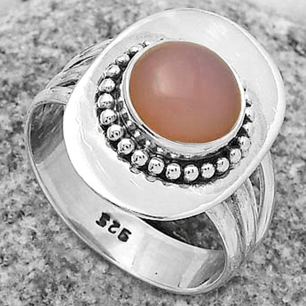 Natural Pink Opal - Australia Ring size-8.5 R-1458 SDR172458