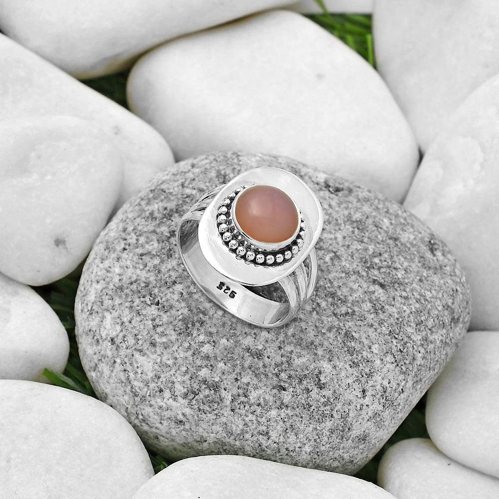 Natural Pink Opal - Australia Ring size-8.5 R-1458 SDR172458