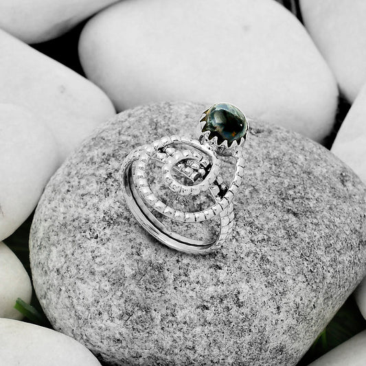 Spiral - Pietersite - Namibia Ring size-7.5 R-1456 SDR172589