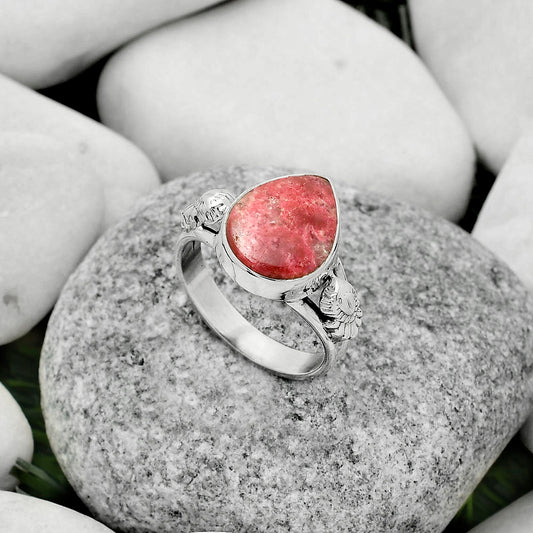 Natural Pink Thulite - Norway Ring size-9 R-1261 SDR172672