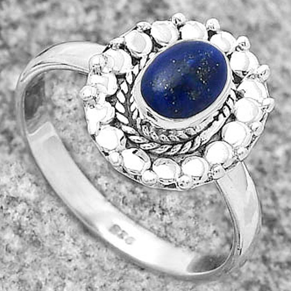 Natural Lapis - Afghanistan Ring size-7.5 R-1399 SDR173290