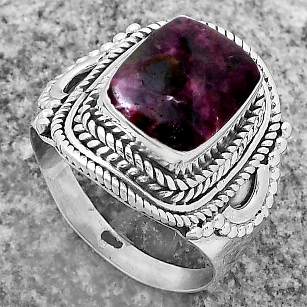 Natural Tourmaline Quartz Ring size-7.5 R-1570 SDR173407