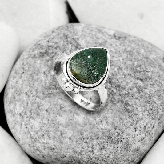 Natural Larsonite Jasper Ring size-8 R-1495 SDR173843