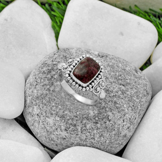 Natural Tourmaline Quartz Ring size-9 R-1283 SDR174247