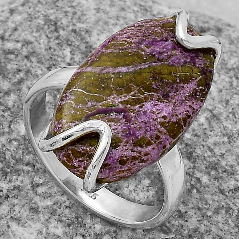 Natural Purpurite - South Africa Ring size-7 R-1479 SDR174371